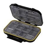 TOOGOO£¨R£) 12 Faecher wasserdichte Angel Box Angelkasten Fly Fishing Lure Loeffel Haken Bait Tackle Box schwarz
