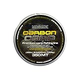 Mivardi Carbon Carp 350 m monofile Schnur Karpfenschnur (0,235 mm)