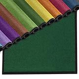 casa pura Premium Fußmatte für Innenbereich | Schmutzfangmatte als Fußabtreter | mit Brandschutzklasse B1 | in vielen Farben und Größen (Dunkelgrün 086-80x120 cm)