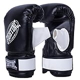 Fightinc. Boxsackhandschuhe Fighter - Sandsackhandschuhe Gerätehandschuhe Boxsackhandschuhe Ballhandschuhe schwarz (001) S/M