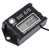 KKmoon Digitaler Drehzahlregler Motor【LCD Digitaler Drehzahlmesser/Tacho Tach/Stunde Meter u/min-Tester für 2/4-Takt-Motor Motorräder】