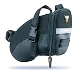 Topeak Satteltasche Mit Befestigungsriemen Aero Wedge Pack (small), Black, 18 x 8.5 x 11 cm, 0.66 Liter
