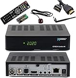 [ Test SEHR GUT *] ANADOL IZYBOX Combo 4K Sat-Receiver, Kabel-Receiver & DVB-T2-Receiver, 2X USB Astra vorinstalliert, PVR Aufnahmefunktion, Timeshift, HDR, + HDMI Kabel & WiFi Stick mit Antenne