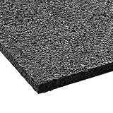 Floordirekt PRO Antivibration Schutzmatte - Gummigranulat - 60x60x2cm - für alle Böden und viele Anwendungsbereiche