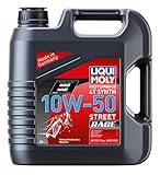 LIQUI MOLY 1686 Motorbike 4T Synth 10W-50 Street Race 4 l