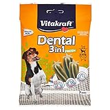 Vitakraft Dental 3in1 Fresh - Zahnpflege-Snack für Hunde von 5-10 kg - 7 Sticks