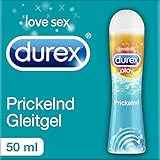 Durex Play Prickelnd Gleitgel auf Wasserbasis - Gleitmittel mit prickelndem Effekt in der praktischen Dosierflasche, (3 x 50 ml), 150 ml