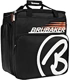 Brubaker Super Champion Skischuhtasche Helmtasche Skischuhrucksack Schwarz Orange