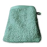 Lanudo Pure Line Waschlappen Waschhandschuh 100% Baumwolle 21 x 15 cm, Farbe Mintgrün