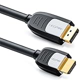 deleyCON 5m DisplayPort zu HDMI Kabel Adapterkabel - FullHD 1080p 3D HDCP Audioübertragung - DP Stecker auf HDMI Stecker