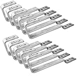 10 Stk. Offgridtec© Biberschwanz Edelstahl V2a Dachhaken für Aufachmontage PV Solar