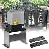 OUKANING Schiebetorantrieb Torantrieb Fernbedienungen bis 600kg elektrisch Antrieb+20ft Kette