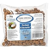 Dirk Drexel Zecken Kräuterlis für Katzen | vor, während und nach einem behandelten Zeckenbefall | Leckerlis mit Kräuterextrakten | natürliche Ernährung bei Zeckenbefall/Zeckenplage