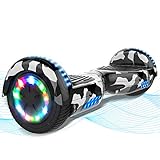 MARKBOARD Hoverboard, 6,5 'selbstausgleichender Roller, Hoverboard mit leuchtenden Rädern, Kinder zwischen 8 und 12 Jahren