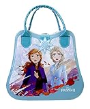 Frozen II Beauty-Tasche: Make-up Koffer zum Aufklappen mit Kinderschminke, Haarschmuck, Haarbürste, Pinsel und Nagelpflege