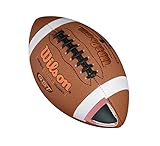 Wilson American Football, Freizeitspieler, Jugendgröße, GST OFFICIAL COMPOSITE, Braun, WTF1784XB