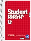 Brunnen 106783201 Notizblock / Collegeblock kariert A4 Student (80 Blatt, Recycling Engel)