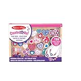 Melissa & Doug Sweet Hearts Bead Set | Arts & Crafts | DIY | 4+ | Gift for Boy or Girl