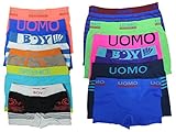 Unbekannt 10er Pack Kinder Jungen Boxershorts Größe 86-164 (134-146)