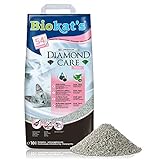 Biokat's Diamond Care Fresh mit Duft - Feine Katzenstreu mit Aktivkohle und Aloe Vera - 1 Sack (1 x 10 L)