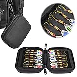 Leeko Angelköder, Spinner Angeln Set Blinker Angel-Köder für Hecht Forelle Zander Barsch