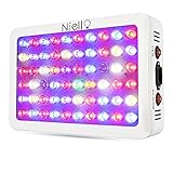 Niello® Pflanzenlampe LED, 300W LED Grow Lampe Optical Lens-Series Led Grow Light 12-Bands Full Spectrum Wachsen Licht Veg/Bloom Wachstumslampe Pflanzenlicht für Zimmerpflanzen Gemüse und Blumen