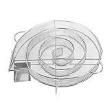 Kacoco Kaltrauchgenerator Räucherschnecke Kaltraucherzeuger Kalträuchern BBQ Rund Edelstahl für Grill und Smoker