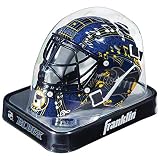 Franklin Sports Eishockey-Sammelartikel Torwart-Helm Mini, Design: Logo Einer NHL-Mannschaft, Unisex, 7784F02, Navy
