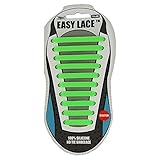 Easy laces Schnürsenkel Silicone, EAS210GN, Grün (Green 210), One Size