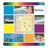 Bestway Flicken Wasserfeste Selbstklebende Reparaturflicken 10 Stück, , 62091