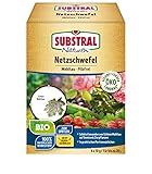 Naturen Bio Netzschwefel Mehltau Pilzfrei, Biologisches Spritzpulver gegen pilzliche Pflanzenkrankheiten an Obst, Gemüse und Zierpflanzen, 6 x 10 g Portionsbeutel