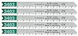 Connex Stichsägeblatt B&D Holz grob 100 mm, 5 Stück, COM310106