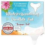 Wiederverwendbare Dekoltee Pads antifalten I Dermatologisch getestete Dekoltee Maske I Dekollete Anti Falten Pad I dekollete maske I decollete pads I Keine Dekoltee Creme Antifalten nötig