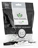 Premium Golf Tees - 70mm - 80 Stück - 100% Bambus