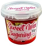 Sweet Wax 30° - Rot - 449g Natürliche Sugaring Zuckerpaste zur Haarentfernung per Hand. 30° für heiße Sommer Tage. Brazilian Wax zur enthaarung für zuhause.