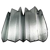 Demarkt Auto Sonnenschutz Faltbare Frontscheibe Sonennblende Doppelseitig Aluminiumfolie Sonnenblende Autoscheiben UV-Schutz Windschutzscheibe Scheibenschutz 140 * 70cm