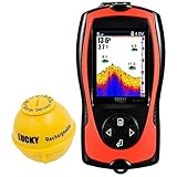 LUCKY Wireless Tragbarer Fisch-Finder Sonar Fisch Finder für Boot, Meer, Fluss, Ice Fischen