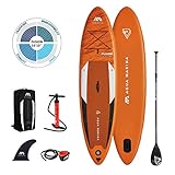 AM AQUA MARINA Stand Up Paddle Board aufblasbar im Set Fusion 2021 iSUP 10’10” Stand-Up Paddling SUP-Board 330 x 81 x 15 cm