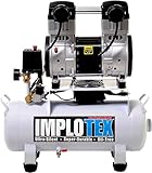 1500W 2PS 18L Silent Flüsterkompressor Druckluftkompressor 60dB leise ölfrei flüster Kompressor Compressor IMPLOTEX