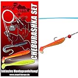 Wild Devil Baits Cheburashka Set Barsch Zander Gummifisch Ready2Fish Angelset