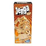 Hasbro A2120EU4 - Jenga Classic, Kinderspiel das die Reaktionsgeschwindigkeit fördert, ab 6 Jahren