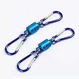 Fliegen Angeln magnetisch Net Release-Halterung Keeper topind Magnet Clip Kescher Anschluss 3,5 kg Pull, blau x 2
