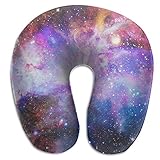 Nackenstützkissen aus Memory-Schaum, Galaxie-Weltraumnebel, leichtes Reisekissen für Büro und Schule