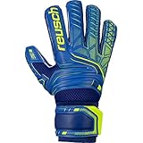 Reusch Herren Attrakt Sg Extra Finger Support Torwarthandschuhe, deep Blue/Safety Yellow/deep Blue, 8.5