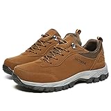 gracosy Sportschuhe, Trekking-Schuhe Unisex Wanderschuhe Halbschuhe Laufschuhe Sneaker Traillaufschuhe Bequeme Turnschuhe für Herren Damen Braun 48