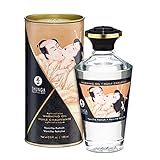 Shunga liebesöl - Massage Öl Geschmack Vanille Aroma Essbar 100ml wärmendes Öl Vorspiel Erotik Intim Tantra Sex Thai