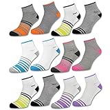 6 oder 12 Paar Sneaker Socken Damen Sport verstärkte Frotteesohle Sportsocken Damensocken - 36850/23 (39-42, 6 Paar | Farbmix)