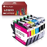 Toner Kingdom Austausch der Kompatiblen Tintenpatrone für Brother LC3213 LC3211 für Brother MFC-J890DW MFC-J895DW MFC-J497DW DCP-J772DW J572DW J774DW (5 Packungen)