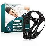 Chin Strap,Kinnriemen Schnarchen, Kinnriemen Gegen Schnarchen, Anti Schnarchen Gerät, Kinnriemen, Profi Effektive Schnarch Stopper Gerät Für Schnarchen Reduktion Snore Relief Kinnriemen, Schwarz