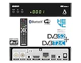 Edision OS NINO+ Full HD Linux E2 Combo-Receiver H.265/HEVC (1x DVB-S2, 1x DVB-T2/C, WLAN onboard, Bluetooth onboard, 2x USB, HDMI, LAN, Linux, Kartenleser) schwarz